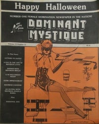 Dominant Mystique Vol. 13 # 11 Magazine Back Copies Magizines Mags
