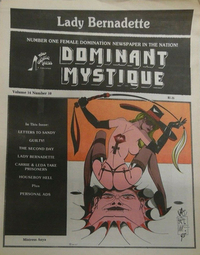 Dominant Mystique Vol. 14 # 10 magazine back issue cover image