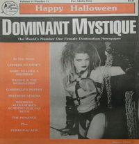 Dominant Mystique Vol. 14 # 11 magazine back issue cover image