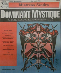 Dominant Mystique Vol. 14 # 12 magazine back issue cover image