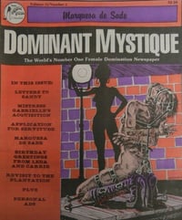 Dominant Mystique Vol. 15 # 5 Magazine Back Copies Magizines Mags