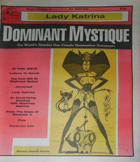 Dominant Mystique Vol. 15 # 10 Magazine Back Copies Magizines Mags