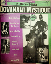 Dominant Mystique Vol. 16 # 5 magazine back issue