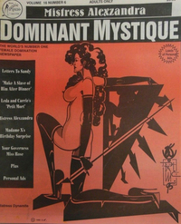 Dominant Mystique Vol. 16 # 6 Magazine Back Copies Magizines Mags