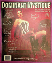 Dominant Mystique Vol. 20 # 3 magazine back issue
