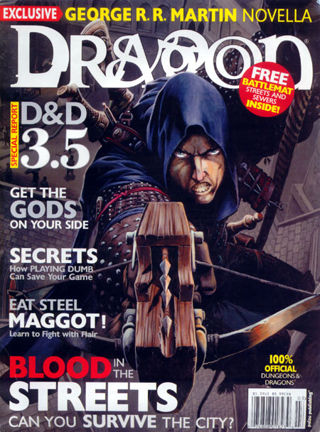 Dragon # 305 magazine back issue Dragon magizine back copy 