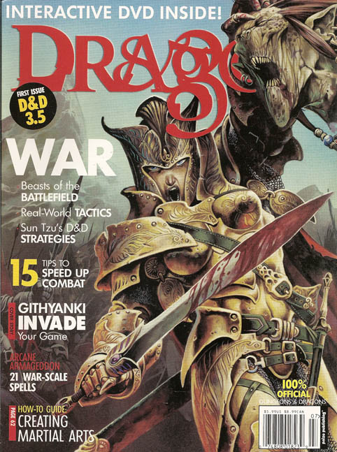 Dragon # 309 magazine back issue Dragon magizine back copy 