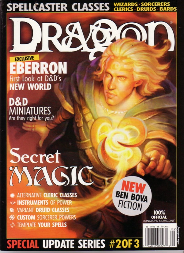 Dragon # 311 magazine back issue Dragon magizine back copy 