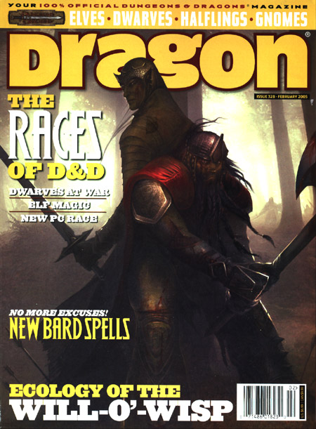 Dragon # 328 magazine back issue Dragon magizine back copy 
