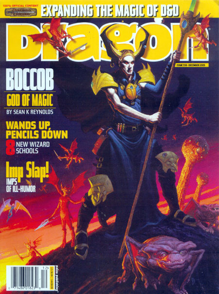 Dragon # 338 magazine back issue Dragon magizine back copy 