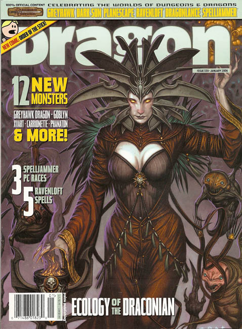 Dragon # 339 magazine back issue Dragon magizine back copy 