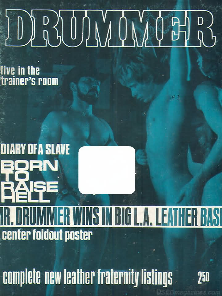 Drummer # 3 magazine back issue Drummer magizine back copy Drummer # 3 Gay Leather BDSM Subculture Adult Mens Magazine Back Issue Homosexual San Francisco Publishing. Five In The Trainer's Room.