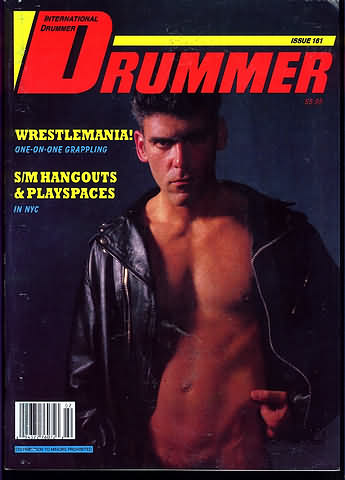 Drummer # 161 magazine back issue Drummer magizine back copy Drummer # 161 Gay Leather BDSM Subculture Adult Mens Magazine Back Issue Homosexual San Francisco Publishing. Wrestlemania! One-On-One Grappling.