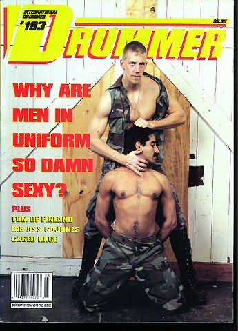 Drummer # 183 magazine back issue Drummer magizine back copy Drummer # 183 Gay Leather BDSM Subculture Adult Mens Magazine Back Issue Homosexual San Francisco Publishing. Why Are Men In Uniform So Damn Sexy?.
