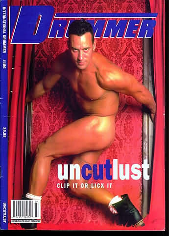 Drummer # 186 magazine back issue Drummer magizine back copy Drummer # 186 Gay Leather BDSM Subculture Adult Mens Magazine Back Issue Homosexual San Francisco Publishing. International Drummer.