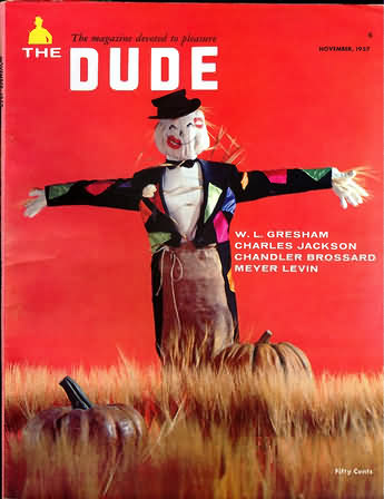 Dude November 1957 magazine back issue Dude magizine back copy Dude November 1957 Gay Adult Nude Male Magazine Back Issue Published by Dude Publishing Group. W.L. Gresham Charles Jackson.