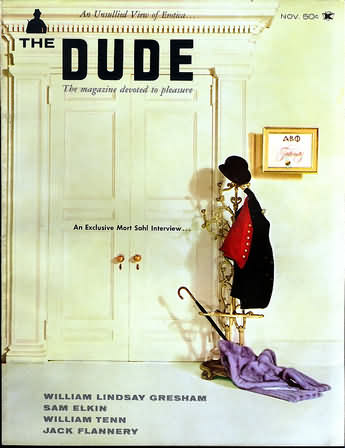 Dude November 1960 magazine back issue Dude magizine back copy Dude November 1960 Gay Adult Nude Male Magazine Back Issue Published by Dude Publishing Group. William Lindsay Gresham.