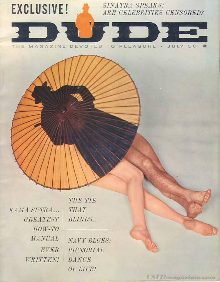 Dude July 1962 magazine back issue Dude magizine back copy Dude July 1962 Gay Adult Nude Male Magazine Back Issue Published by Dude Publishing Group. Kama Sutra...Greatest How-To Manual Ever Written!.