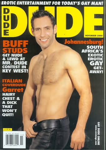 Dude November 2000 magazine back issue Dude magizine back copy Dude November 2000 Gay Adult Nude Male Magazine Back Issue Published by Dude Publishing Group. Coverguy Garret.