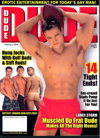 Dude February 2003 magazine back issue Dude magizine back copy Dude February 2003 Gay Adult Nude Male Magazine Back Issue Published by Dude Publishing Group. Hung Jocks With Buff Bods & Stiff Rods!.