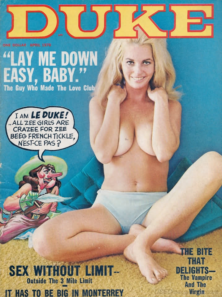 Duke April 1970 magazine back issue Duke magizine back copy 