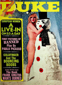 Duke February 1968 magazine back issue cover image