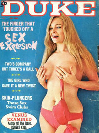 Duke December 1969 magazine back issue cover image