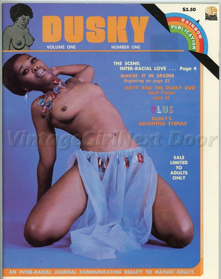 Dusky Vol. 1 # 1 magazine back issue Dusky magizine back copy 