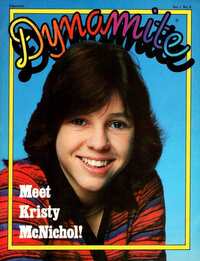 Kristy McNichol magazine cover appearance Dynamite # 8, February 1978