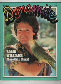 Robin Williams magazine cover appearance Dynamite # 12, June 1979
