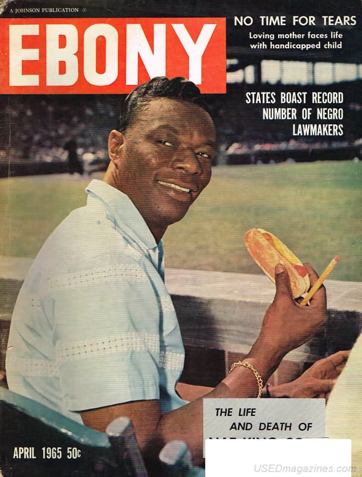 Ebony April 1965 magazine back issue Ebony magizine back copy 