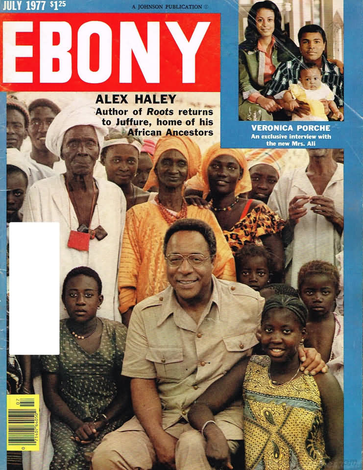 Ebony July 1977 magazine back issue Ebony magizine back copy 