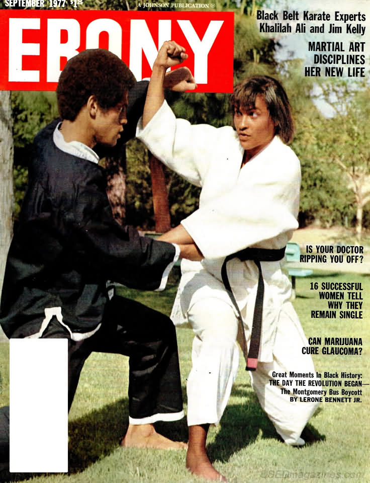 Ebony September 1977 magazine back issue Ebony magizine back copy 