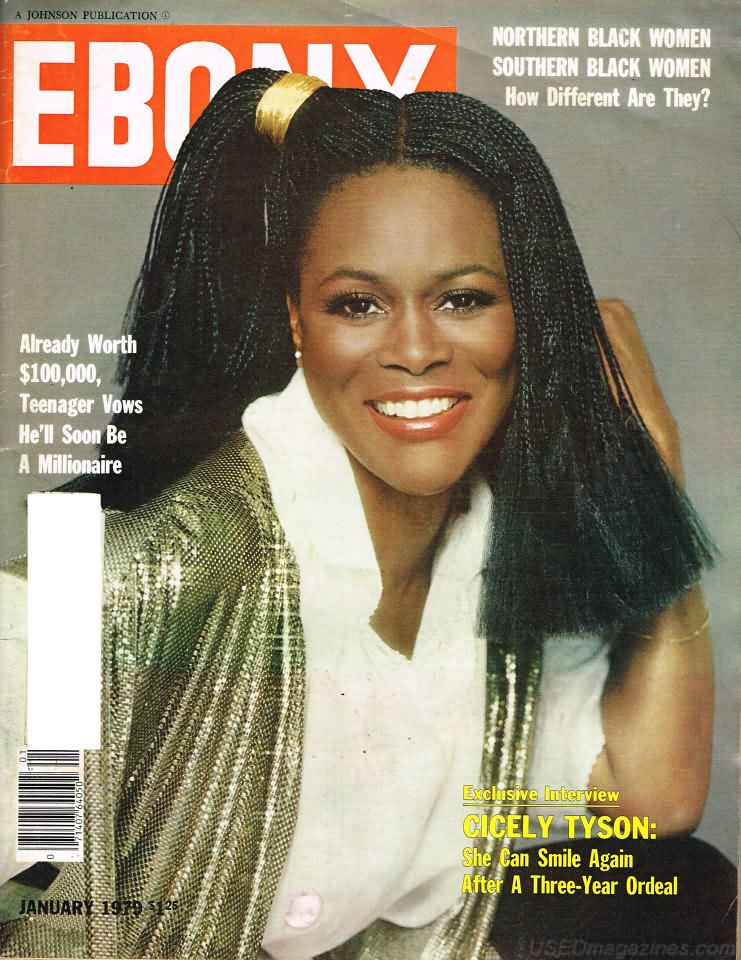 Ebony January 1979 magazine back issue Ebony magizine back copy 
