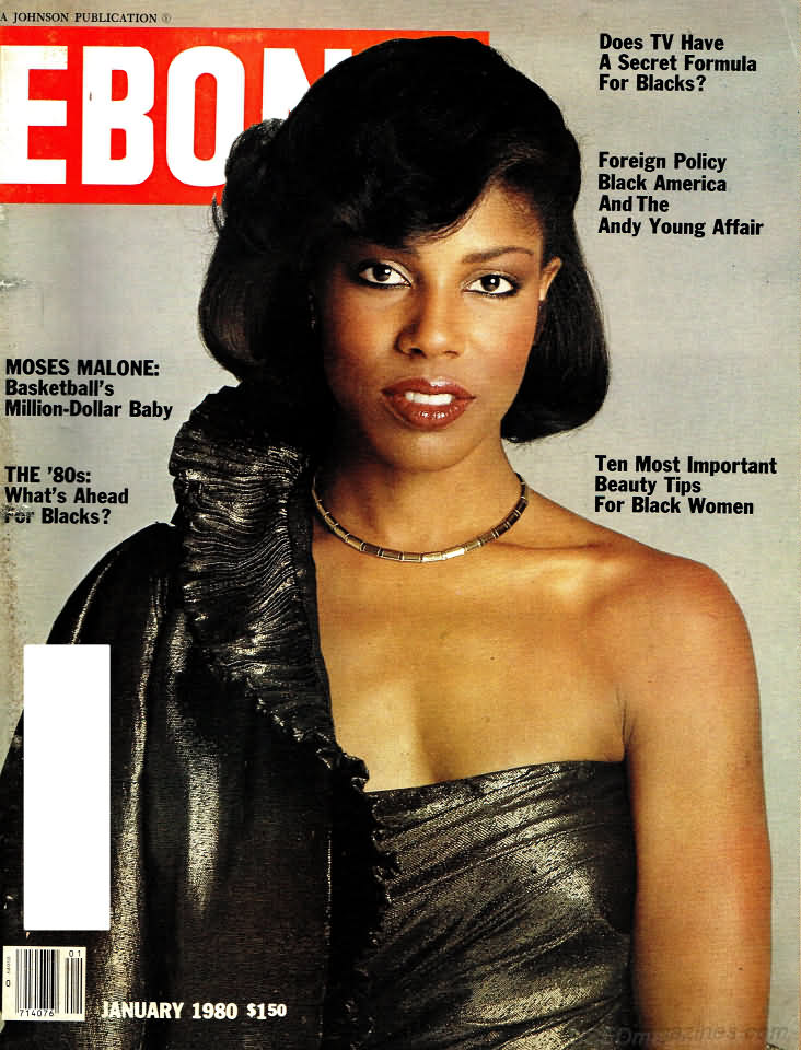 Ebony January 1980 magazine back issue Ebony magizine back copy 
