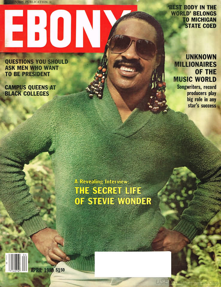 Ebony April 1980 magazine back issue Ebony magizine back copy 