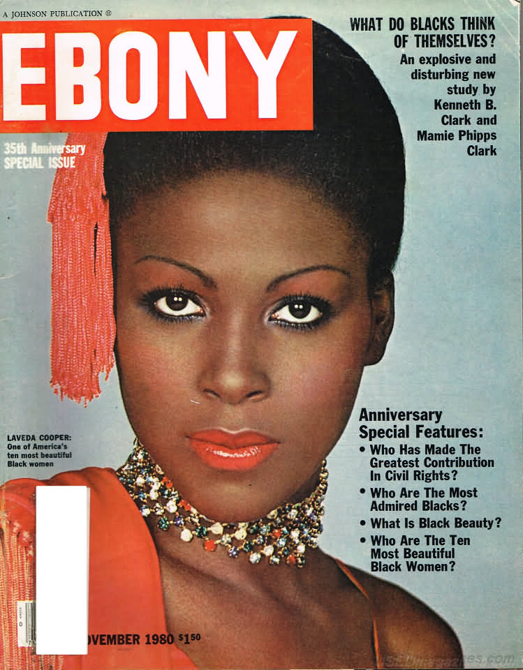 Ebony November 1980 magazine back issue Ebony magizine back copy 
