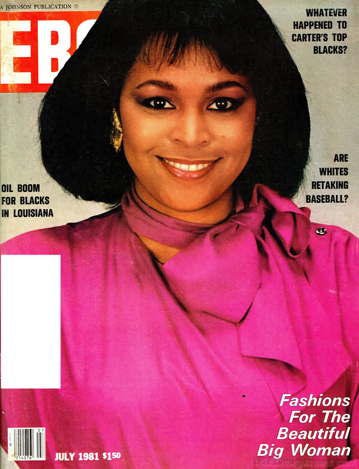 Ebony July 1981 magazine back issue Ebony magizine back copy 