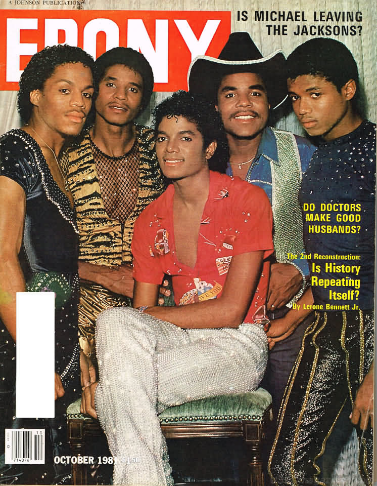 Ebony October 1981 magazine back issue Ebony magizine back copy 