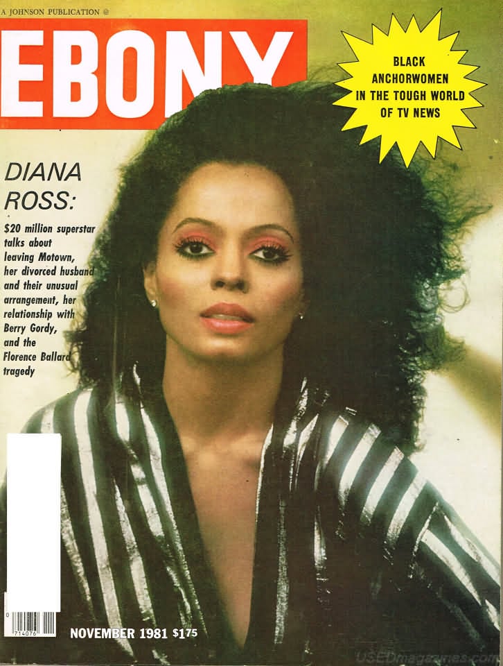 Ebony November 1981 magazine back issue Ebony magizine back copy 