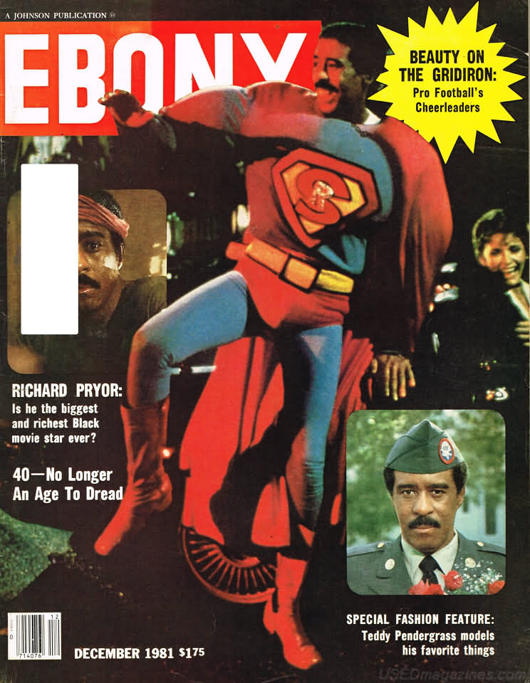Ebony December 1981 magazine back issue Ebony magizine back copy 