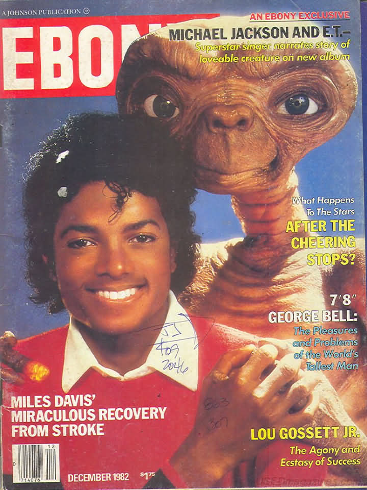 Ebony December 1982 magazine back issue Ebony magizine back copy 