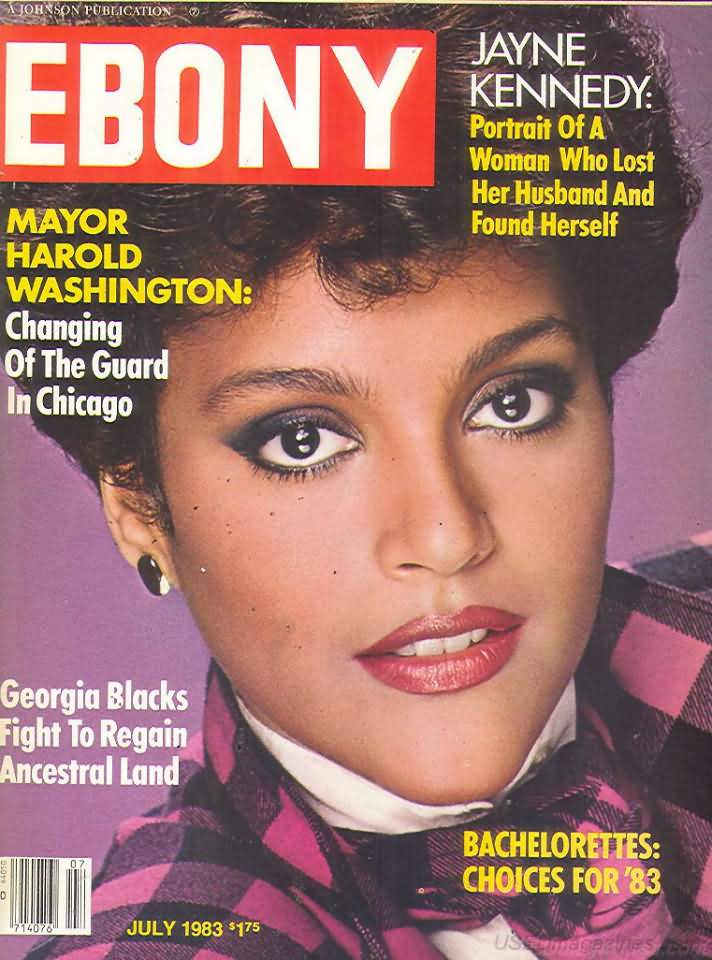 Ebony July 1983 magazine back issue Ebony magizine back copy 