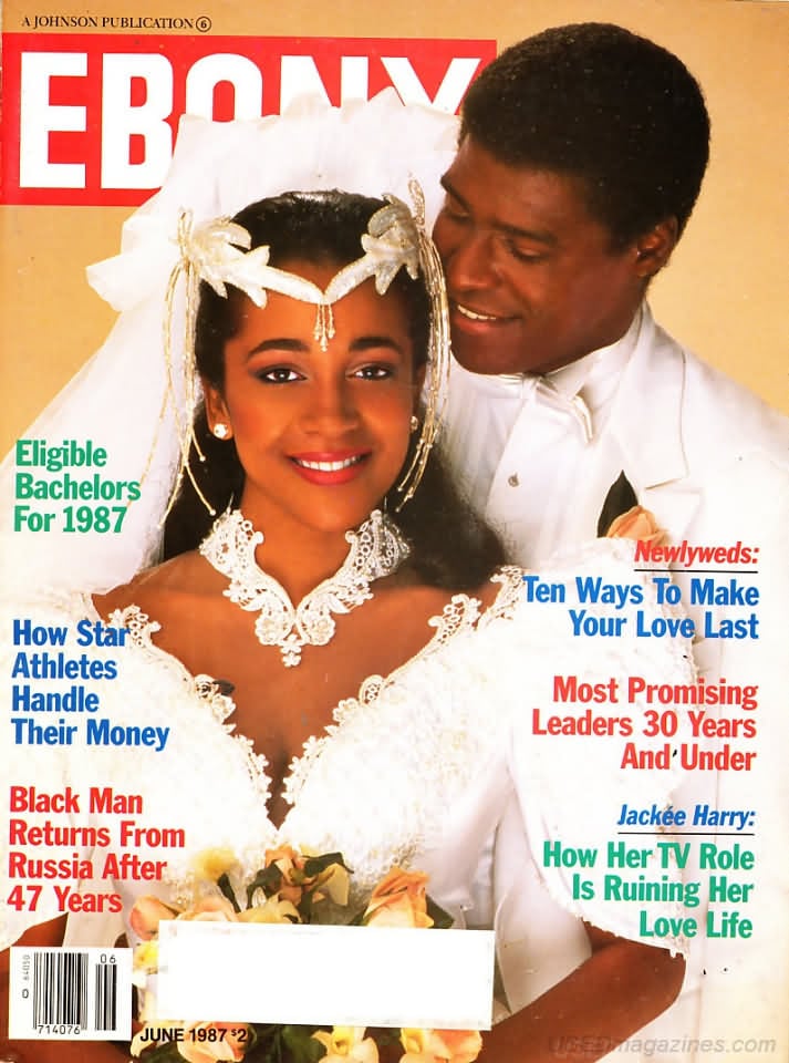 Ebony June 1987 magazine back issue Ebony magizine back copy 