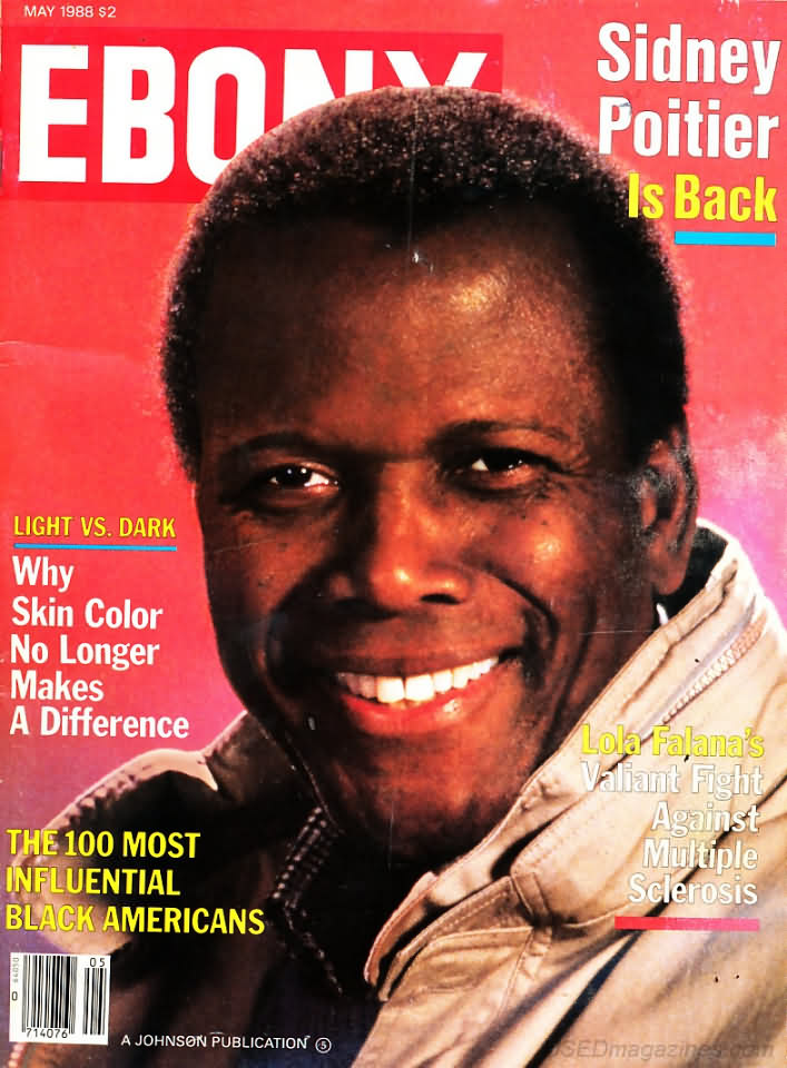 Ebony May 1988 magazine back issue Ebony magizine back copy 