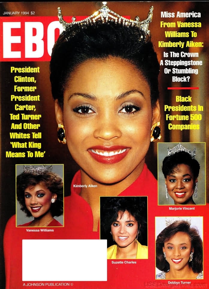 Ebony January 1994 magazine back issue Ebony magizine back copy 