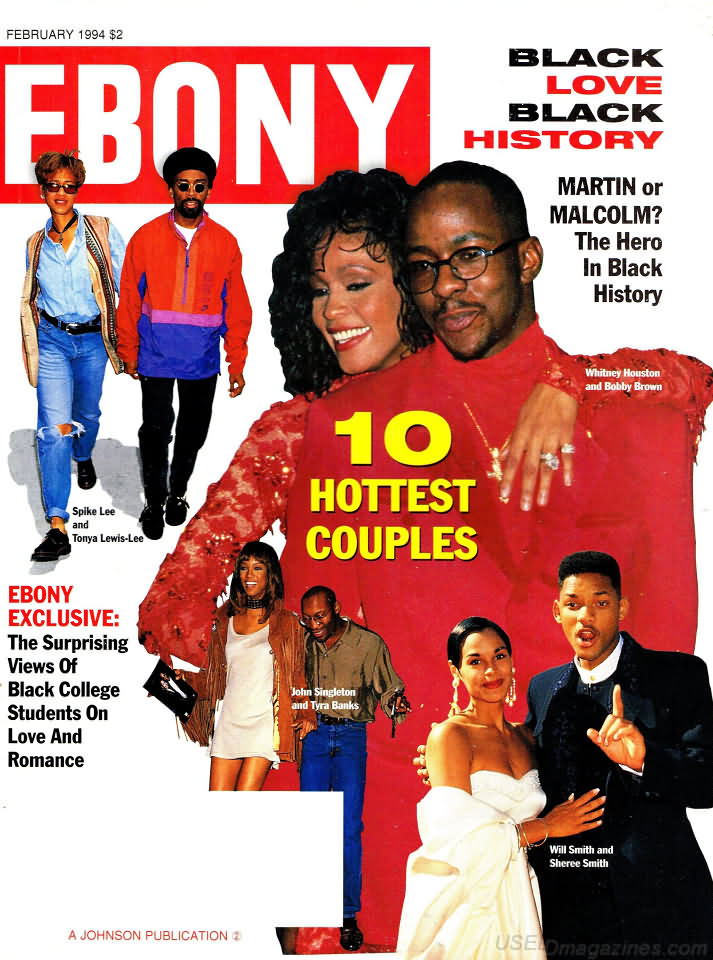 Ebony February 1994 magazine back issue Ebony magizine back copy 