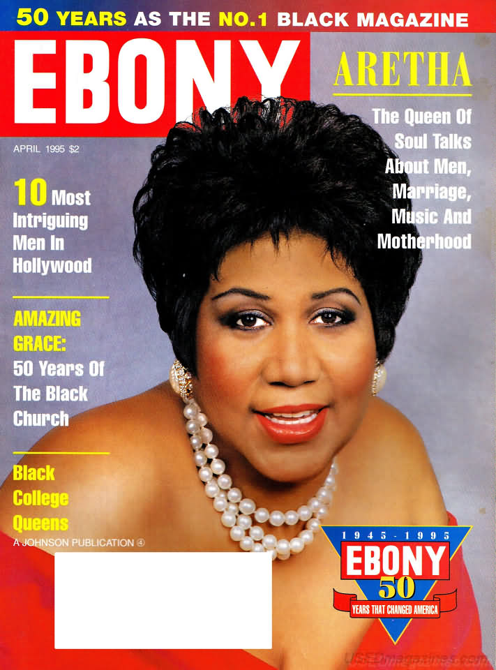 Ebony April 1995 magazine back issue Ebony magizine back copy 