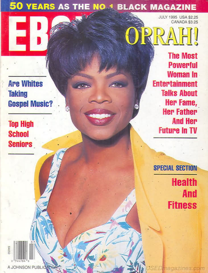 Ebony July 1995 magazine back issue Ebony magizine back copy 