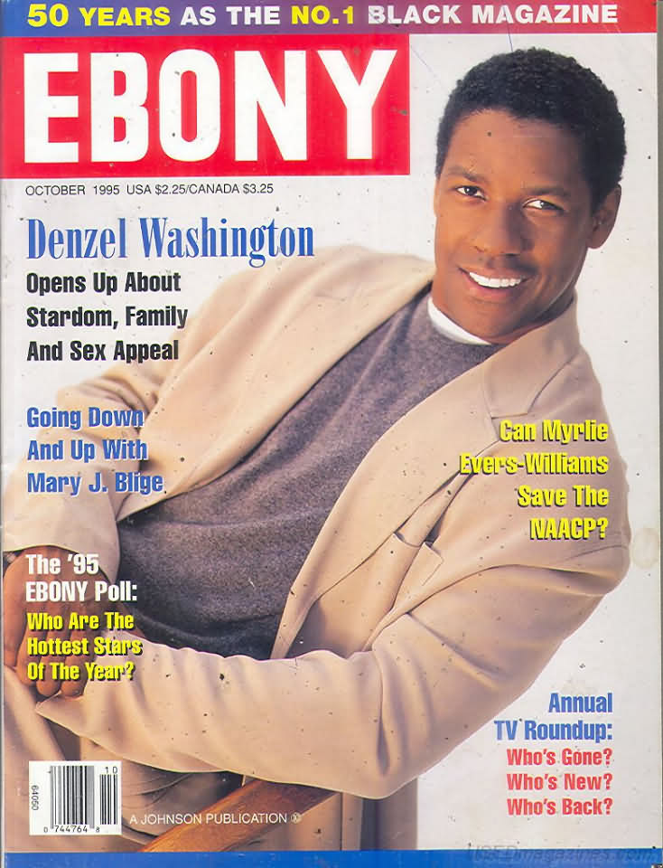 Ebony October 1995 magazine back issue Ebony magizine back copy 